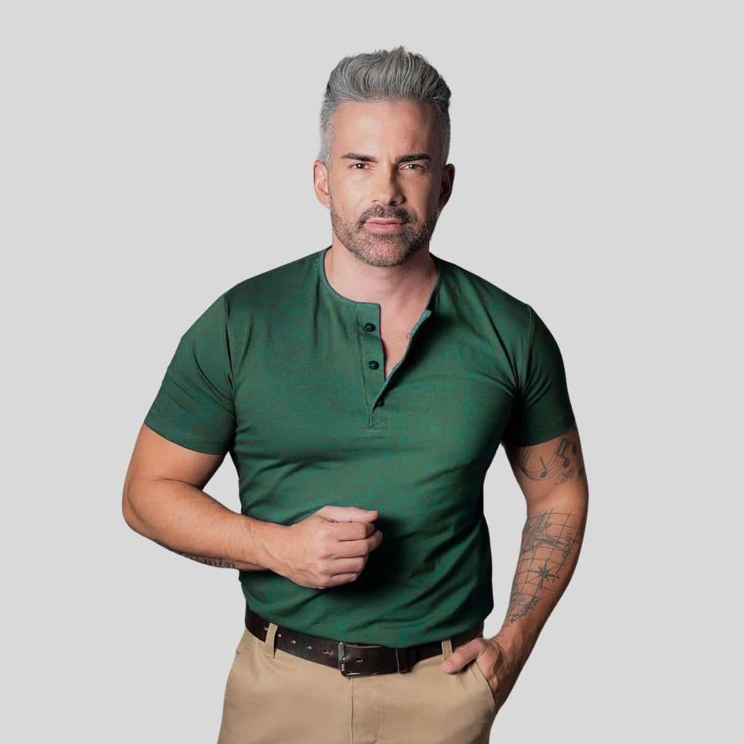 Henley SIGMAN ® Algodão Egípcio