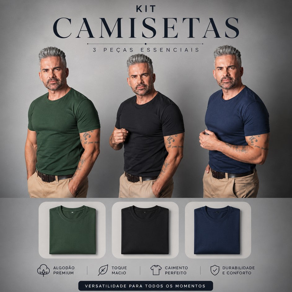 KIT Classic 3 peças SIGMAN ® – Estilo Sigman